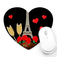 Pariz Heart Mousepads by Valentinaart