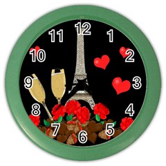 Pariz Color Wall Clocks by Valentinaart