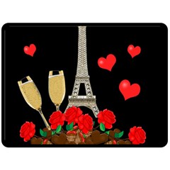 Pariz Fleece Blanket (large)  by Valentinaart