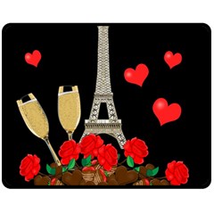 Pariz Fleece Blanket (medium)  by Valentinaart