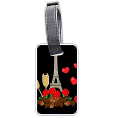 Pariz Luggage Tags (one Side)  by Valentinaart