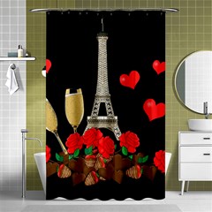 Pariz Shower Curtain 48  X 72  (small)  by Valentinaart