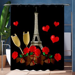 Pariz Shower Curtain 60  X 72  (medium)  by Valentinaart