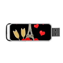 Pariz Portable Usb Flash (one Side) by Valentinaart