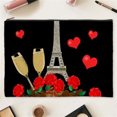 Pariz Cosmetic Bag (xxxl)  by Valentinaart