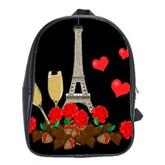 Pariz School Bags (xl)  by Valentinaart