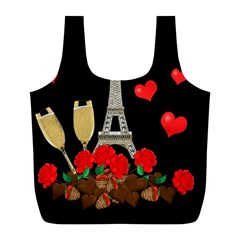 Pariz Full Print Recycle Bags (l)  by Valentinaart