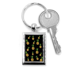 Pineapples Key Chains (rectangle)  by Valentinaart