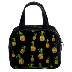 Pineapples Classic Handbags (2 Sides) by Valentinaart