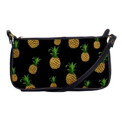 Pineapples Shoulder Clutch Bags by Valentinaart