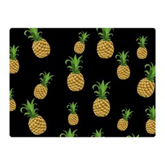 Pineapples Double Sided Flano Blanket (mini)  by Valentinaart