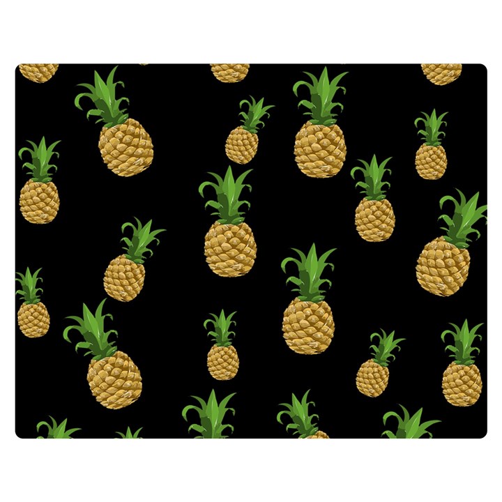 Pineapples Double Sided Flano Blanket (Medium) 