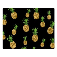 Pineapples Double Sided Flano Blanket (large)  by Valentinaart