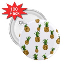 Pineapples Pattern 2 25  Buttons (100 Pack)  by Valentinaart