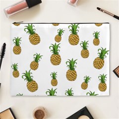 Pineapples Pattern Cosmetic Bag (xl) by Valentinaart