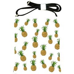 Pineapples Pattern Shoulder Sling Bags by Valentinaart