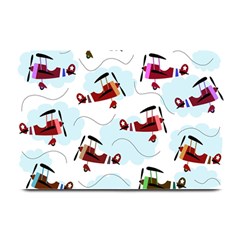 Airplanes Pattern Plate Mats by Valentinaart