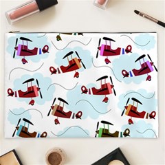 Airplanes Pattern Cosmetic Bag (xxl)  by Valentinaart