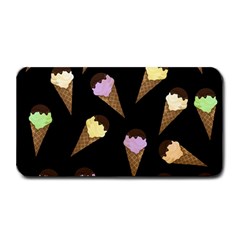 Ice Cream Cute Pattern Medium Bar Mats by Valentinaart