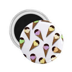 Ice cream pattern 2.25  Magnets