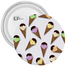 Ice cream pattern 3  Buttons