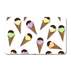 Ice cream pattern Magnet (Rectangular)