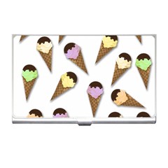 Ice cream pattern Business Card Holders