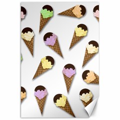 Ice cream pattern Canvas 20  x 30  