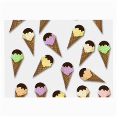 Ice cream pattern Large Glasses Cloth