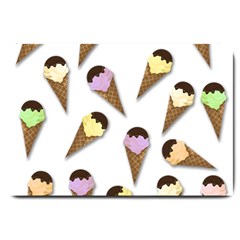 Ice cream pattern Large Doormat 