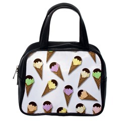 Ice cream pattern Classic Handbags (One Side)