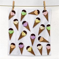 Ice cream pattern Face Towel