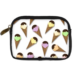 Ice Cream Pattern Digital Camera Cases by Valentinaart