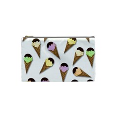 Ice cream pattern Cosmetic Bag (Small) 