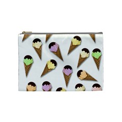 Ice cream pattern Cosmetic Bag (Medium) 