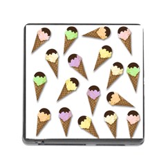 Ice cream pattern Memory Card Reader (Square)