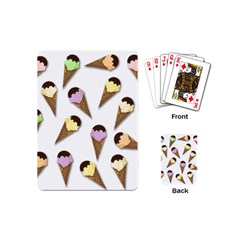 Ice cream pattern Playing Cards (Mini) 