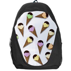 Ice Cream Pattern Backpack Bag by Valentinaart