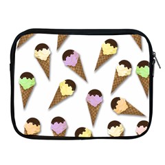 Ice Cream Pattern Apple Ipad 2/3/4 Zipper Cases by Valentinaart