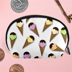 Ice cream pattern Accessory Pouches (Large) 