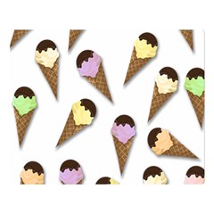 Ice cream pattern Double Sided Flano Blanket (Large) 