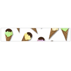 Ice cream pattern Flano Scarf (Large)