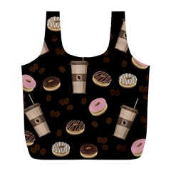 Coffee Break Full Print Recycle Bags (l)  by Valentinaart