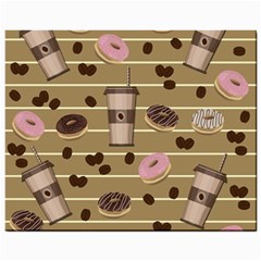 Coffee And Donuts  Mini Button Earrings by Valentinaart