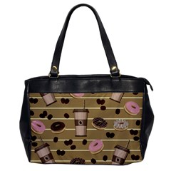 Coffee And Donuts  Office Handbags by Valentinaart