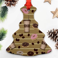 Coffee And Donuts  Ornament (christmas Tree) 