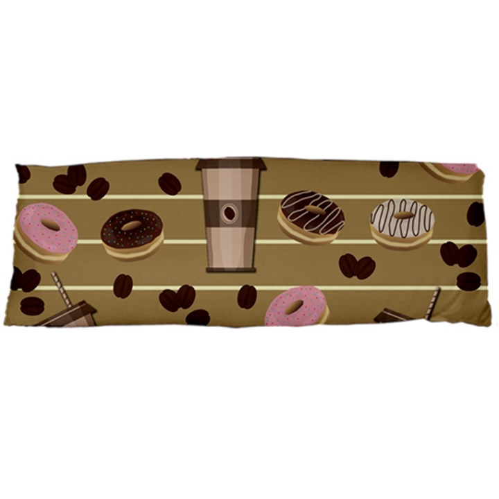 Coffee and donuts  Body Pillow Case Dakimakura (Two Sides)