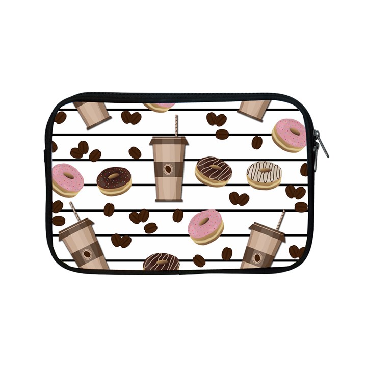 Donuts and coffee pattern Apple iPad Mini Zipper Cases