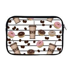 Donuts And Coffee Pattern Apple Macbook Pro 17  Zipper Case by Valentinaart