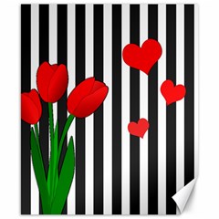 Tulips Canvas 8  X 10 